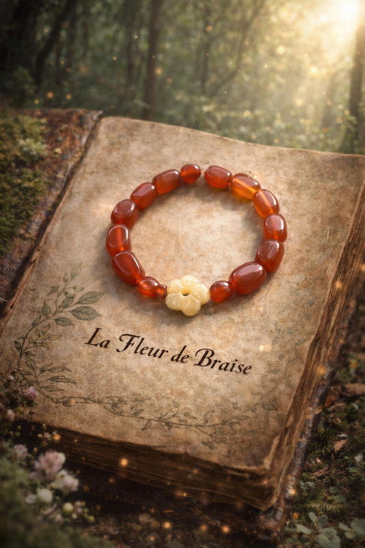 La Fleur de Braise
Talisman d’ancrage doux & de chaleur intérieure
